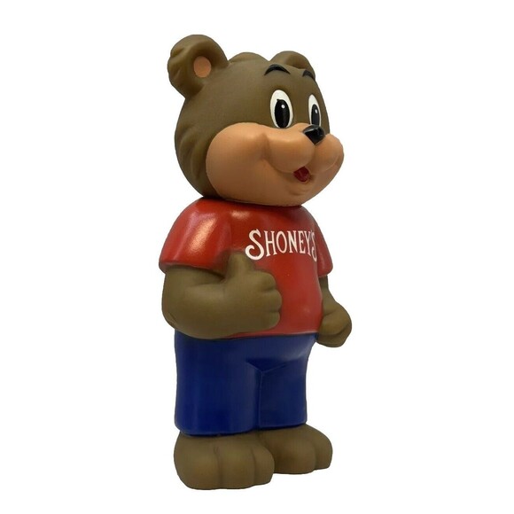 Vintage 1993 Shoney’s Restaurant Bear Coin Bank Restaurant Advertisement - Picture 4 of 12